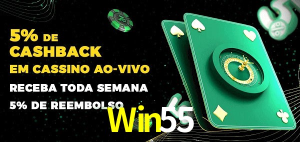 Promoções do cassino ao Vivo Win55